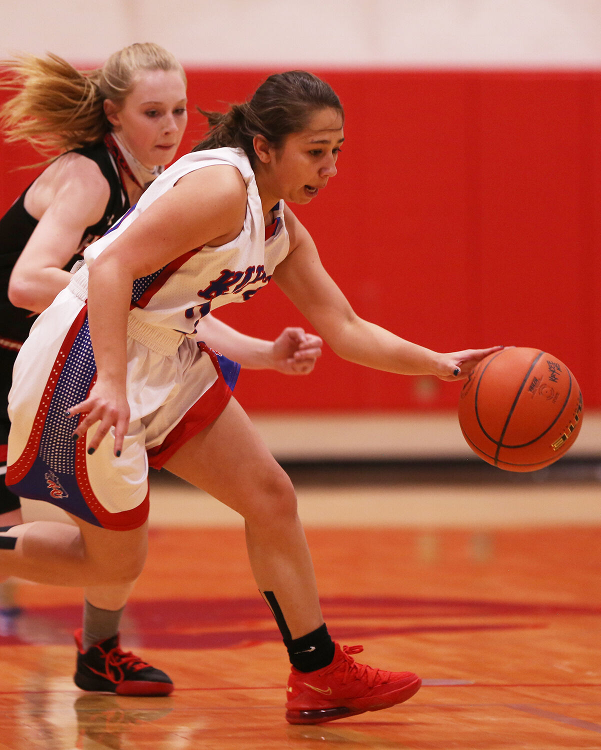 Mary Cleveland sprints down court